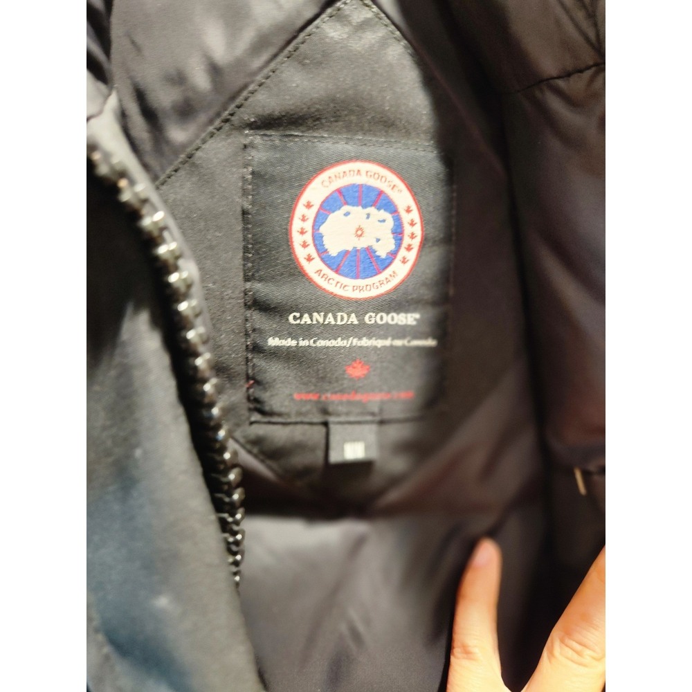 Canada Goose Kensington Parka Women's Medium Black‎ Fur Trim Down Jacket 2530L - Picture 2 of 13
